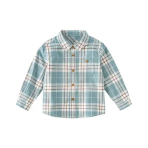Dave Bella Plaid  Shirts Long Sleeve Button