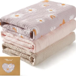 3-Pack Cotton Muslin Swaddles