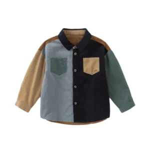 Dave Bella Children Long Sleeve Button-Down Shirt
