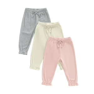 3 Piece Set of Toddler Baby Girl Pants
