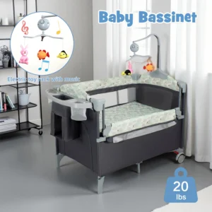 Pack n Play,Playard Bassinet with Changing Table