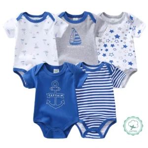 5pcs Baby Bodysuit Set